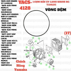 [SIRC][1:CỤM ĐẦU XY LANH] YACS-4128 VÒNG ĐỆM SIRIUS RC-T110LE (17)-[Yamaha]