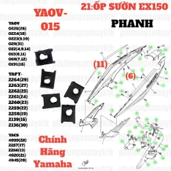 [EX15][18:CHẮN BÙN]YAOV-015 PHANH EX15 (15-18) (12) [Yamaha]. NVX155_V1 [33:(17)(24)(27)(30)] [37:(7)(11)(20)(33)(37)(40)(44)(47)(50)(53)] [43:(7)