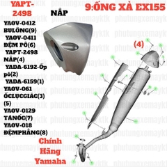 [EX155][9:ỐNG XẢ] YAPT-2498 NẮP EX155(2022) (4)-[Yamaha]