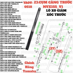 [NVX155_V1][23:CỤM CÀNG TRƯỚC] YAOV-0518 LÒ XO GIẢM XÓC TRƯỚC NVX155_V1 (12)(27)