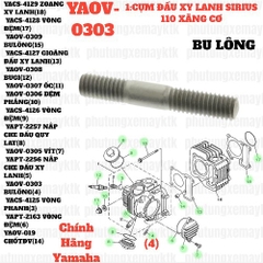 [SIRC][1:CỤM ĐẦU XY LANH] YAOV-0303 BULÔNG SIRIUS RC-T110LE (4)-[Yamaha]
