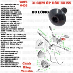 [EX155][31:CỤM ỐP ĐẦU] YAOV-0436 BULÔNG EX155(2022)-[Yamaha] (15)