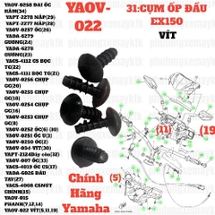 [EX15][21:ỐP SƯỜN] YAOV-022 VÍT EX15 (15-18) (4) (9) (14) [31:CỤM(5)(11)(19)] [37:CỤM(3)(10)(17)(23)(30)(43)(40)]-[Yamaha], EX155 [19:ỐP(3)(8)(13)(17)(23)] [31:CỤM(11)] [37:CỤM(6)(12)(47)(50)(56)]