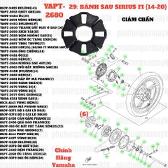 [SIR][29:BÁNH SAU] YAPT-2680 GIẢM CHẤN SIRIUS-FI(14-20) (6) [Yamaha]