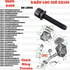 [EX155][8:BẦU LỌC GIÓ] YAOV-0409 BULÔNG EX155(2022) (15)-[Yamaha], NVX155_V1 [8:BẦU(21)]