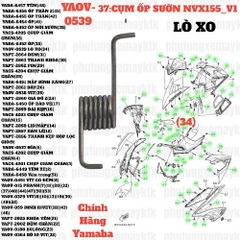 [NVX155_V1][37:CỤM ỐP SƯỜN] YAOV-0539 LÒ XO NVX155_V1 (34) [Yamaha]