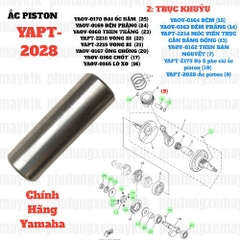 [EX15][2:TRỤC KHUỶU] YAPT-2028-Ắc piston-EXCITER 150 (9)-[Yamaha]