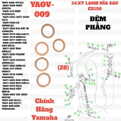 [EX15][32:XI LANH PHANH ĐĨA TRƯỚC] YAOV-009 ĐỆM PHẰNG EX15 (15-18) (3) [34:XY(28)], SIRIUS RC [32:XI(3)]-[Yamaha], EX155 [32:XI(3)], SIRIUS FI [32:XI(3)], NVX155_V1 [32:(17)(20)]