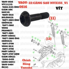 [NVX155_V1][22:CÀNG SAU] YAOV-0516 VÍT NVX155_V1 (11)(13)