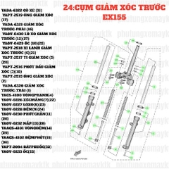 [EX155][24:CỤM GIẢM XÓC TRƯỚC] YAOV-0430 LÒ XO GIẢM XÓC TRƯỚC EX155(2022)-[Yamaha] (12)(27)
