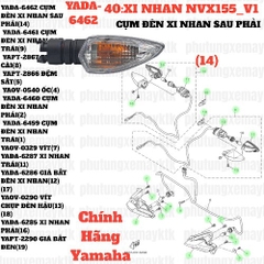 [NVX155_V1][40:ĐÈN XI NHAN] YADA-6462 CỤM ĐÈN XI NHAN SAU PHẢI NVX155_V1 (14) [Yamaha