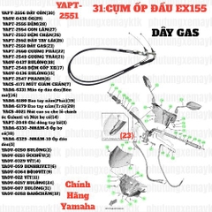 [EX155][31:CỤM ỐP ĐẦU] YAPT-2551 DÂY GAS EX155(2022)-[Yamaha] (23)