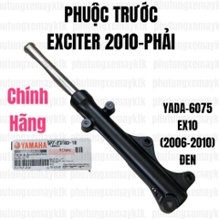 [Chính hãng Yamaha]YADA-6075-Phuộc trước Đen-EX10 Côn tay(06-10)Phải