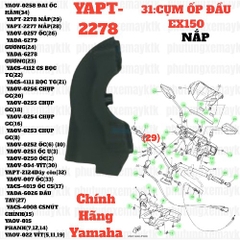 [EX15][31:CỤM ỐP ĐẦU] YAPT-2278 NẮP EX15 (15-18) (29)-[Yamaha]