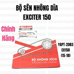 [Chính hãng Yamaha]YAPT-2083-EX150(15-18) Bộ sên nhông dĩa