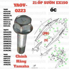 [EX15][21:ỐP SƯỜN] YAOV-0223 ỐC EX15 (15-18) (5) (10) [37:CỤM(16)(22)(29)(36)] [40:ĐÈN(5)]-[Yamaha]