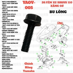 [SIRC][26:YÊN XE] YAOV-005 BULÔNG SIRIUS RC-T110LE (26)-[Yamaha]