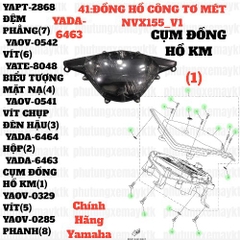 [NVX155_V1][41:ĐỒNG HỒ CÔNG TƠ MÉT] YADA-6463 CỤM ĐỒNG HỒ KM NVX155_V1 (1) [Yamaha]