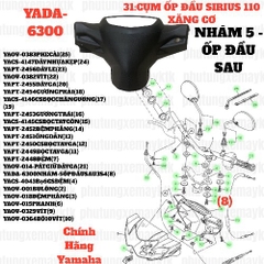 [SIRC][31:CỤM ỐP ĐẦU] YADA-6300 NHÁM-5 ỐP ĐẦU SAU 3S4 SIRIUS RC-T110LE (8)-[Yamaha]