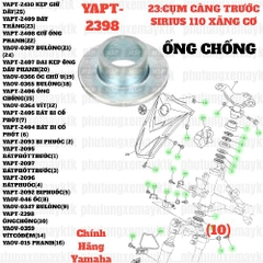 [SIRC][18:CHẮN BÙN] YAPT-2398 ỐNG CHỐNG SIRIUS RC-T110LE (3) [23:CỤM(10)]-[Yamaha], SIRIUS FI [18:CHẮN(3)] [23:CỤM(10)]
