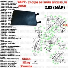 [NVX155_V1][37:CỤM ỐP SƯỜN] YAPT-2858 LID(NẮP) NVX155_V1 (14) [Yamaha]