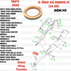[SIR][9:ỐNG XẢ] YAPT-2625 ĐỆM PÔ SIRIUS-FI(14-20) (16) [Yamaha]