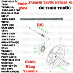 [NVX155_V1][27:BÁNH TRƯỚC] YAOV-0524 ỐC TRỤC TRƯỚC NVX155_V1 (10)