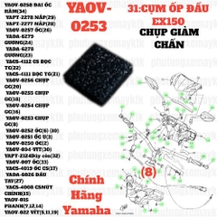 [EX15][31:CỤM ỐP ĐẦU] YAOV-0253 CHỤP GIẢM CHẤN EX15 (15-18) (8)-[Yamaha]