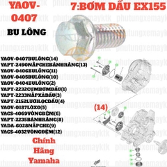 [EX155][7:BƠM DẦU] YAOV-0407 BULÔNG EX155(2022) (14)-[Yamaha]