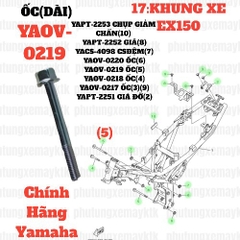 [EX15][17:KHUNG XE] YAOV-0219 BULÔNG EX15 (15-18) (5)-[Yamaha]