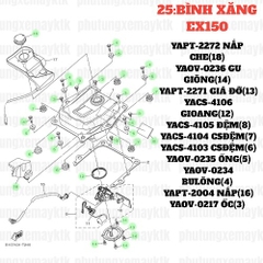 [EX15][25:BÌNH XĂNG] YACS-4105 ĐỆM EX15 (15-18) (8)-[Yamaha]