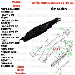 [SIR][19:ỐP CẠNH] YADA-6373 ỐP SƯỜN - PHẢI SIRIUS-FI(14-20) (7) [Yamaha]