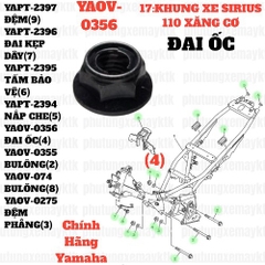 [SIRC][17:KHUNG XE] YAOV-0356 ĐAI ỐC SIRIUS RC-T110LE (4)-[Yamaha]