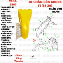 [SIR][18:CHẮN BÙN] YADA-6367 CHẮN BÙN TRƯỚC SIRIUS-FI(14-20) (1) [Yamaha]
