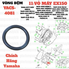 [EX15][11:VỎ MÁY] YACS-4081 VÒNG ĐỆM EX15 (15-18) (6), EX155 [11:VỎ(6)], SIRIUS FI [11:VỎ(8)]