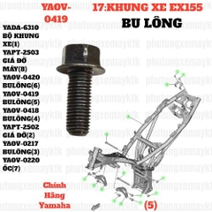 [EX155][17:KHUNG XE] YAOV-0419 BULÔNG EX155(2022)-[Yamaha] (5)