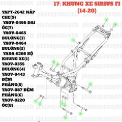 [SIR][17:KHUNG XE] YAOV-0466 ĐAI ỐC SIRIUS-FI(14-20) (7) [Yamaha]