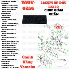 [EX15][31:CỤM ỐP ĐẦU] YAOV-0256 CHỤP GIẢM CHẤN EX15 (15-18) (20)-[Yamaha]