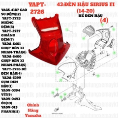 [SIR][43:ĐÈN HẬU] YAPT-2726 ĐỂ ĐÈN HẬU SIRIUS-FI(14-20) (4) [Yamaha]