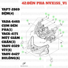 [NVX155_V1][43:ĐÈN HẬU] YACS-4206 CAO SU ĐỆM NVX155_V1 (4) [Yamaha]