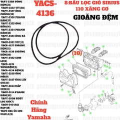 [SIRC][8:BẦU LỌC GIÓ] YACS-4136 GIOĂNG ĐỆM SIRIUS RC-T110LE (10)-[Yamaha]