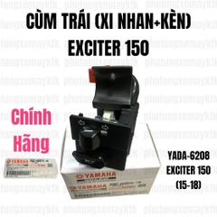 [Chính Hãng Yamaha]YADA-6208-Cùm trái(xi nhan+kèn)-Exciter 150(15-18) Phụ tùng phụ kiện xe máy