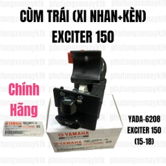 YADA-6208-Cùm trái(xi nhan+kèn)-Exciter 150(15-18) Phụ tùng phụ kiện xe máy-[Yamaha]