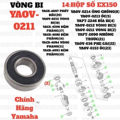 [EX15][14:HỘP SỐ] YAOV-0211 VÒNG BI EX15 (15-18) (2)-[Yamaha]