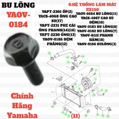 [EX15][6:HỆ THỐNG LÀM MÁT] YAOV-0184 BU LÔNG EX15 (15-18) (11) [18:CHẮN(18)] trùng mã 958220601600 , SIRIUS RC [25:BÌNH(3)]-[Yamaha]