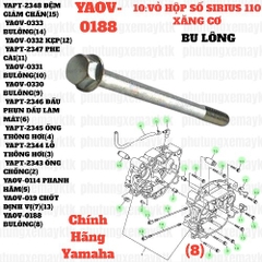 [EX15][7:BƠM DẦU] YAOV-0188 BU LÔNG EX15 (15-18) (11), SIRIUS RC [10:VỎ(8)]-[Yamaha]