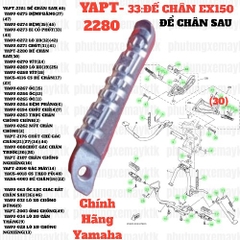 [EX15][33:ĐẾCHÂN] YAPT-2280 ĐẾ CHÂN SAU EX15 (15-18) (30)-[Yamaha], EX155 [33:ĐẾ(35)]