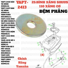 [SIRC][25:BÌNH XĂNG] YAPT-2413 ĐỆM PHẰNG SIRIUS RC-T110LE (4)-[Yamaha]