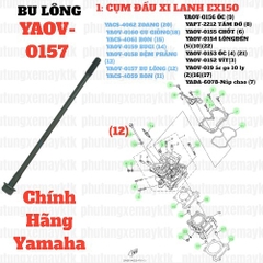[EX15][1:CỤM ĐẦU XI LANH] YAOV-0157 BU LÔNG -EX150 (12)-[Yamaha]