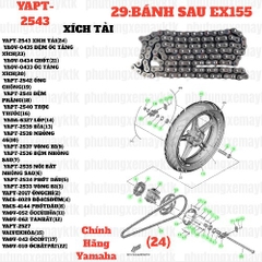 [EX155][29:BÁNH SAU] YAPT-2543 XÍCH TẢI EX155(2022)-[Yamaha] (24)